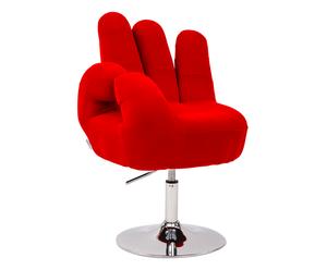 Fauteuil, rouge - 58*60
