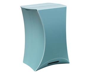 Tabouret-table basse Plastique, Bleu pétrole - H45
