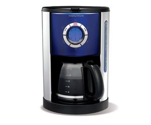 Machine à café accents, inox - bleu