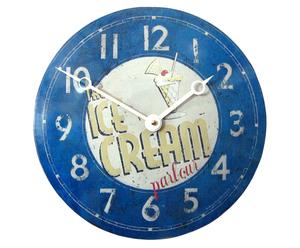 Orologio convesso da parete Ice Cream - D 28 cm