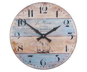 Orologio anticato da parete effetto legno Effect - D 36 cm