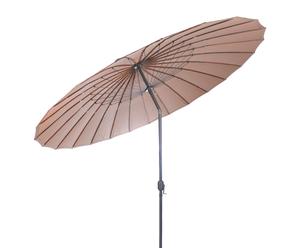 Ombrellone parasole in poliestere Nippon - sabbia