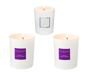 set di 3 candele profumate - Cassis&White Jasmine