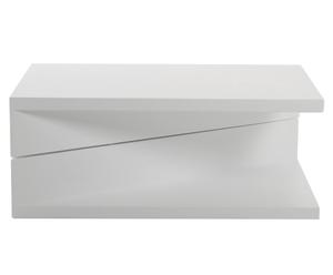 tavolino con con top girevole leelo - 100x40x60 cm