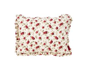 Cuscino rettangolare in cotone Elegance rosso - 30x40 cm