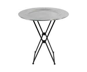 tavolino pieghevole in alluminio CHLOE - d 50/h 50 cm