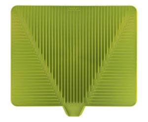 Scolapiatti in silicone Bistro verde - 38x2x33 cm