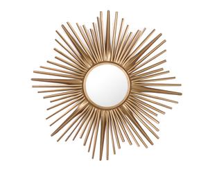 specchio da parete in ferro oro Melissa - d 76 cm