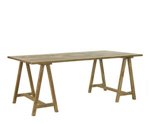Tavolo in legno di mango Epoque - 76X200X100 cm