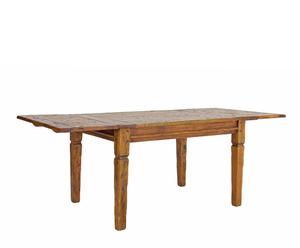 tavolo estendibile in acacia miele chateaux - 200x76x90 cm