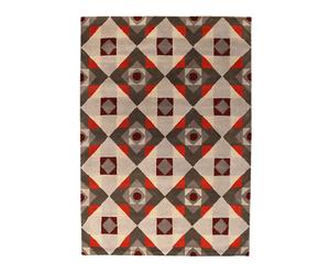 tappeto in lana marrone eixample esquerra - 240x170 cm