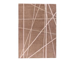 tappeto in lana Marrone mikado - 240x170 cm