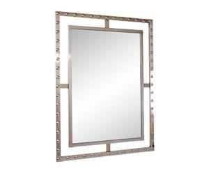 Specchio con cornice in acciaio Bull - 100x132 cm