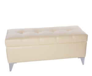 Cassapanca bianca shabby