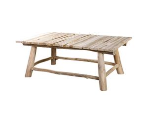 Tavolino basso in legno Bois - 100x39x60 cm