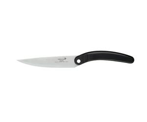 coltello per bistecca in legno e acciaio premium - 22 cm