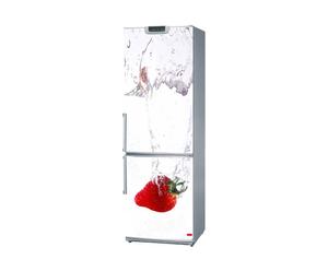 Cover magnetica per frigo in vinile Funny Fraise - 150x60 cm