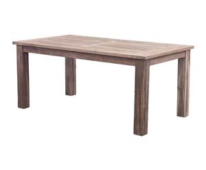 tavolo rettangolare in teak riciclato bench - 180x100x75 cm