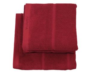 Set di 3 asciugamani Adagio - rosso