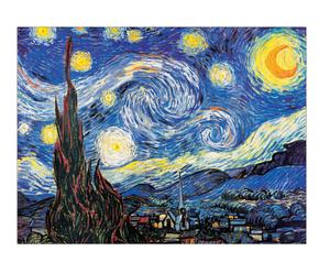 Stampa Starry Night - Vincent Van Gogh - 80X60
