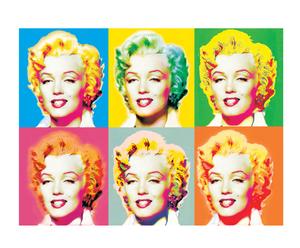 Stampa su MDF Vision of Marilyn - 80x60 cm