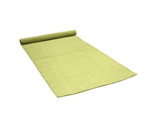 tappeto in cotone NORDIC verde lime - 60X120 cm