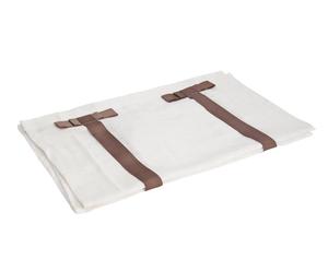 tenda a pacchetto in lino e cotone Eve tortora - h 160 cm