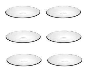 Set di 6 piatti in vetro Ca' D'oro - Î¦ 21 cm