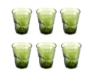 Set di 6 bicchieri accartocciati da cocktail Colors - verde