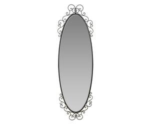 Specchio in ferro ovale da parete
