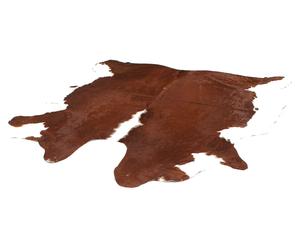 Tappeto in cavallino marrone chiaro e bianco - 160x240 cm
