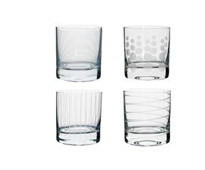 Set di 4 bicchieri da acqua in cristallo Cheers