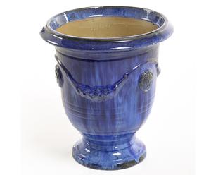 Vaso in porcellana gres VESSEL cobalto - 50X55 cm