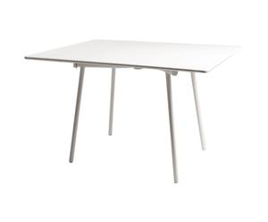 tavolo pieghevole in metallo onda - 120x87x77 cm