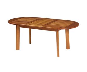 tavolo estensibile in iroko positano - 200/160x90x74 cm