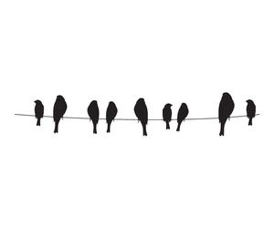 appendiabiti birds - 20x100 cm