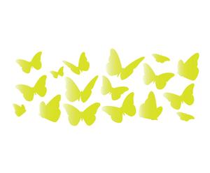 Sticker fluorescente farfalle - 25x60 cm