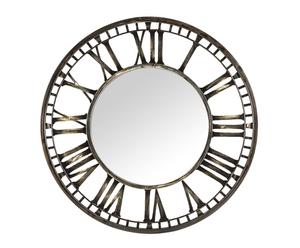 Specchio da parete con cornice in metallo Time - D 97 cm