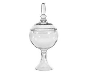 vaso in vetro ad ampolla jasmine - d 22/h 50 cm