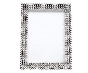 Portafoto argento Diamanti - formato foto 10x15 cm
