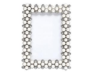 Portafoto argento Perle - formato foto 10x15 cm