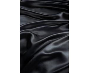 Lenzuolo sotto in seta deluxe nero - 200x180 cm