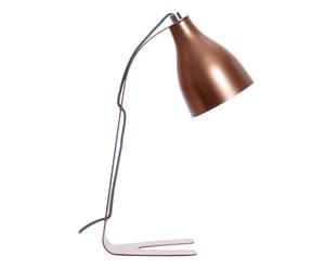 Lampada da tavolo in metallo barefoot rame - 40x20 cm