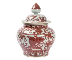 Vaso potiche cinese in porcellana - 50x32 cm