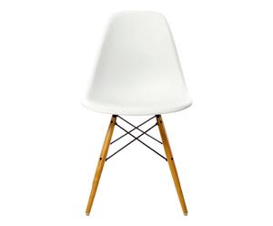 Sedia in polipropilene e acero bianco by C.&R. Eames - 47x81x55 cm