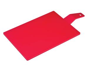 Tagliere in polipropilene rosso Message - L 39 cm