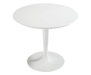 Tavolo in abs rotondo bianco opaco - 69x80 cm