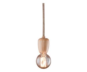 Lampada a sospensione in legno Wood Idea - d 10/h 120 cm