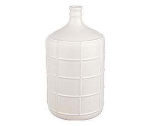 Vaso in ceramica Tinozza bianco, 19x32,8x19 cm