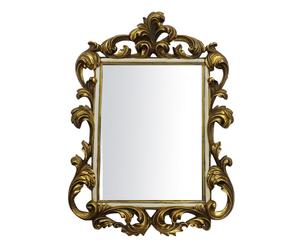 Specchio da parete in resina oro - 46x65x3 cm